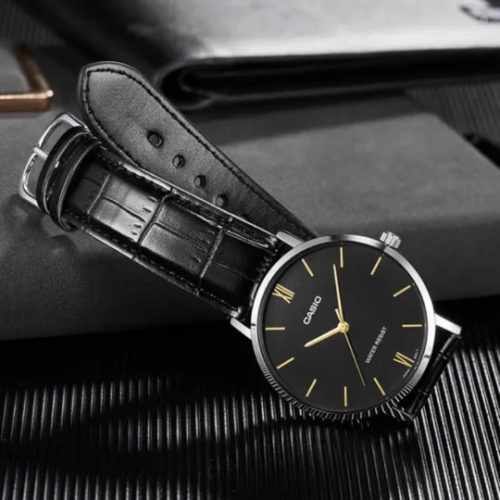 ZEGAREK MĘSKI CASIO MTP-VT01L-1B + BOX (zd165g) - TA-51361