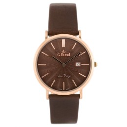 ZEGAREK MĘSKI G. ROSSI - 10853A - SLIM (zg184f) + BOX