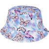 Pastelowe Motylki Dwustronny Kapelusz Dziecięcy Bucket Hat Kap-Md - HH-11118