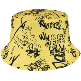 Żółty Kapelusz Dwustronny Bucket Hat Wędkarski Modny Moro Kap-M-51