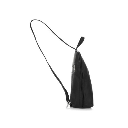 Plecak Skórzany Czarna Torebka Elegancka Poręczna Beltimore 021 - HH-6470