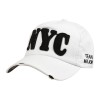 Biała Czapka Z Daszkiem Baseballówka Vintage Regulowana Nyc Czm23 - HH-9436