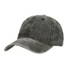 Czarna Czapka Z Daszkiem Baseballówka Vintage Unisex Cz-M-43 - HH-9493