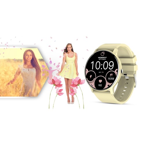 Smartwatch Giewont Sport Around GW120-6 - Ivory Effect - 6604