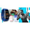 Smartband Giewont Fit&GO Duo GW200-7 - Black + Pasek Sky Blue - 4987