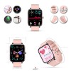 Smartwatch Giewont Dynamic SmartCall GW230-1 - Rose Gold/Powder Pink - 6561