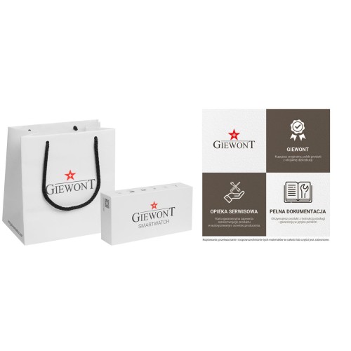 Smartwatch Giewont Dynamic SmartCall GW230-4 - Silver/Deep Ocean - 6558