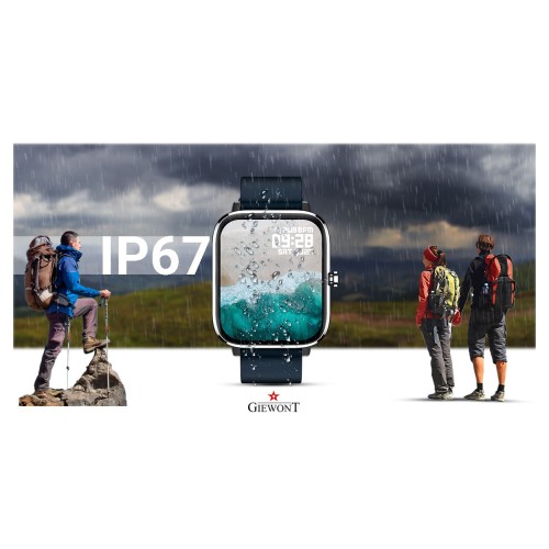 Smartwatch Giewont Dynamic SmartCall GW230-4 - Silver/Deep Ocean - 6558