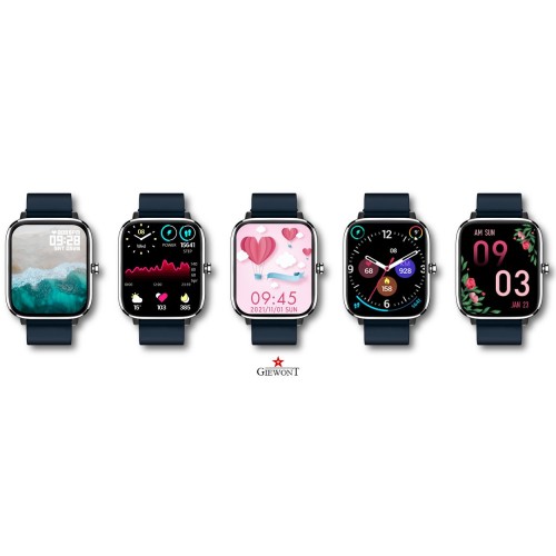 Smartwatch Giewont Dynamic SmartCall GW230-4 - Silver/Deep Ocean - 6558