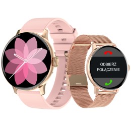 Smartwatch Giewont Supernova SmartCall GW330-1 Rose Gold Shine/Powder Pink