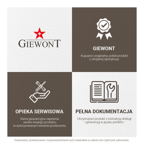 Smartwatch Giewont Focus SmartCall GW430-1 - Carbon - 5126