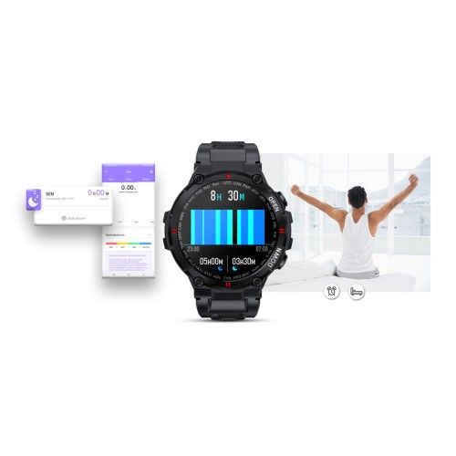 Smartwatch Giewont Focus SmartCall GW430-1 - Carbon - 5126