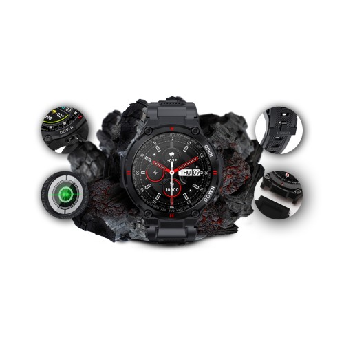 Smartwatch Giewont Focus SmartCall GW430-1 - Carbon - 5126
